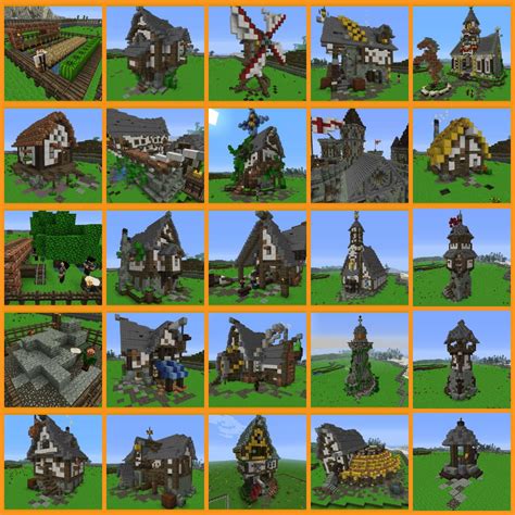 Medieval Minecraft Village House Ideas - old medieval warehouse 3d obj ...