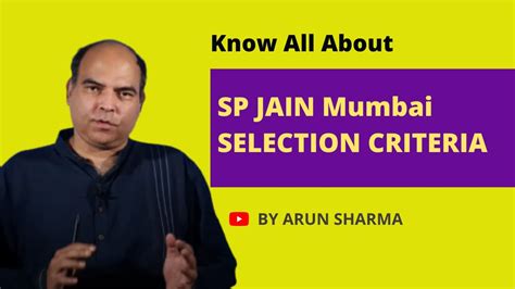 SPJIMR (SP JAIN Mumbai) Selection Criteria - YouTube