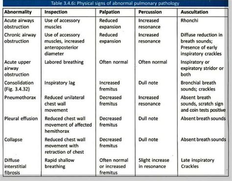 Pulmonary Physical Examination | EMT | Pinterest