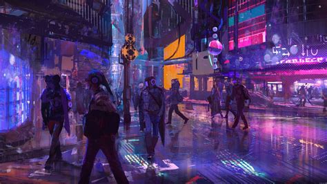 Anime Street Cyberpunk Wallpapers - Wallpaper Cave