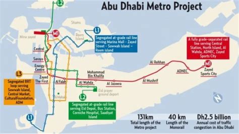 Abu Dhabi Metro map – RayHaber