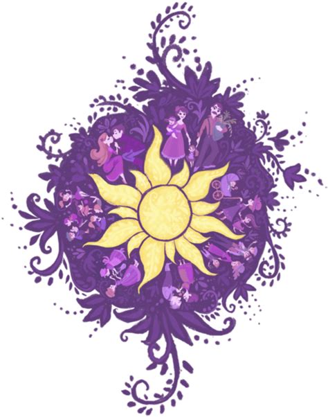 Tangled Sun is a free transparent png image. Search and find more on Vippng. | Rapunzel drawing ...