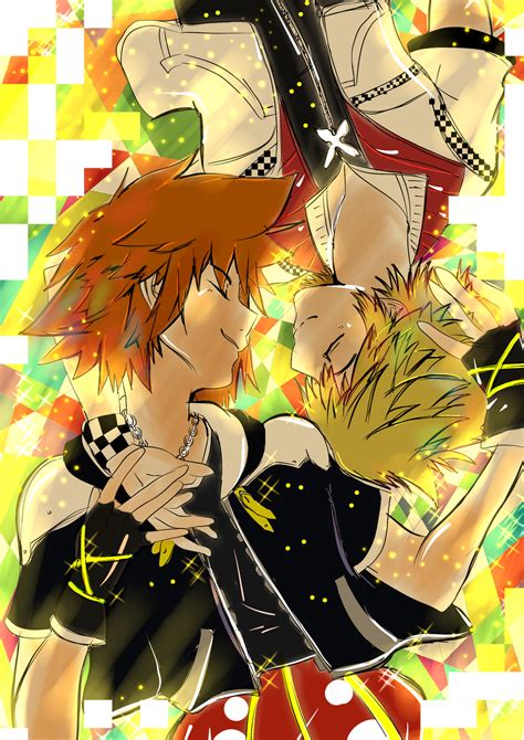 Sora and Roxas by andyrossykes on DeviantArt