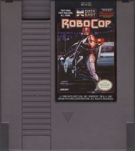 RoboCop (1989) box cover art - MobyGames