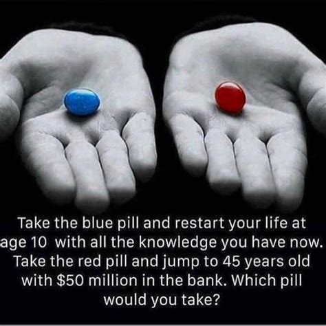 Red Pill Or Blue Pill Meme Template