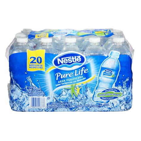 Nestle Pure Life Purified Water Bottle, 16.9 Fl. Oz., 20 Count - Walmart.com - Walmart.com