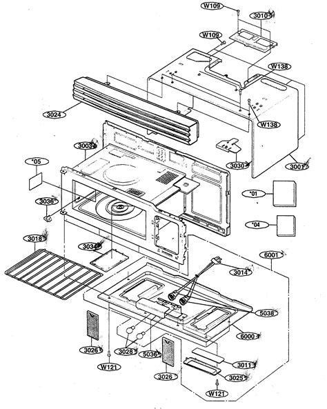 Kenmore Microwave Parts Diagram