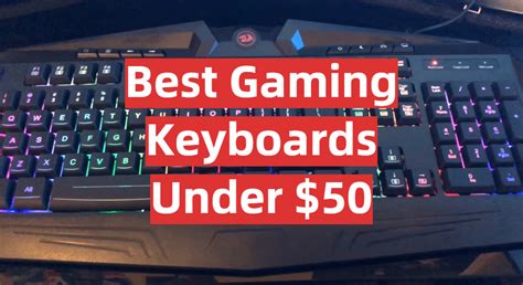 Top 5 Best Gaming Keyboards Under $50 [2022 Review] - GamingProfy