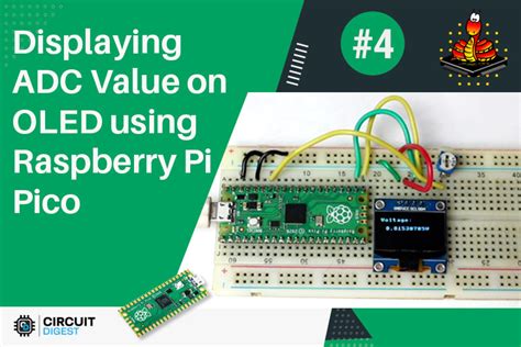 ADC on Raspberry Pi Pico using MicroPython - Reading ADC Value and Displaying on OLED Display Module