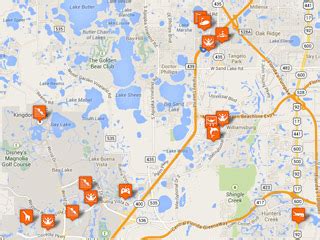 Orlando Theme Parks Map | Family Vacation Hub