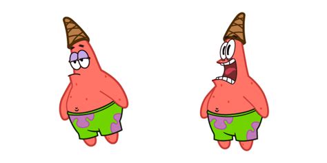 SpongeBob Scared Patrick cursor – Custom Cursor