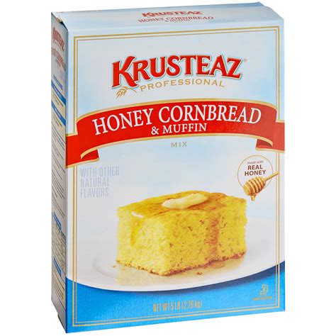 Krusteaz Professional Honey Cornbread and Muffin Mix 5 lb. - 6/Case