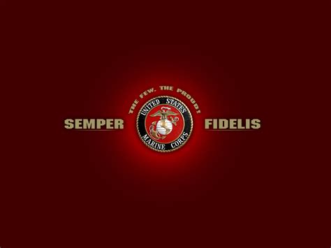 Semper Fidelis: HD Wallpaper Celebrating Marine Corps Legacy