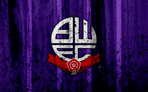 Download wallpapers 4k, FC Bolton Wanderers, grunge, EFL Championship, art, soccer, football ...