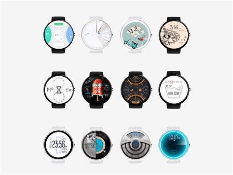 Android Watch Faces on Behance