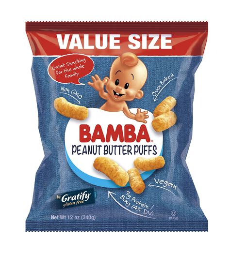 Bamba Peanut Butter Puffs, 12 Oz. - Walmart.com