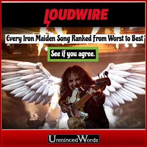 Every Iron Maiden Song Ranked From Worst to Best– Unminced Words