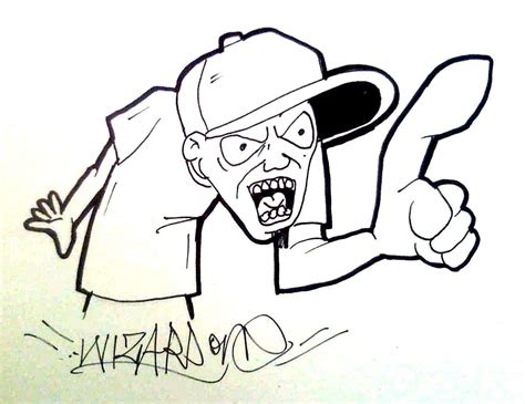 Graffiti Characters Drawing at GetDrawings | Free download