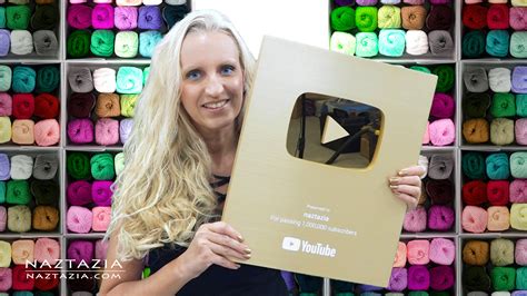 YouTube Gold Play Button Creator Awards Unboxing - Naztazia