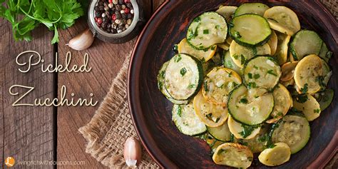 Pickled Zucchini Recipe | Living Rich With Coupons®