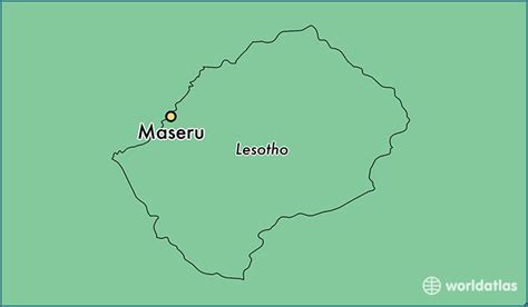 Where is Maseru, Lesotho? / Maseru, Maseru Map - WorldAtlas.com