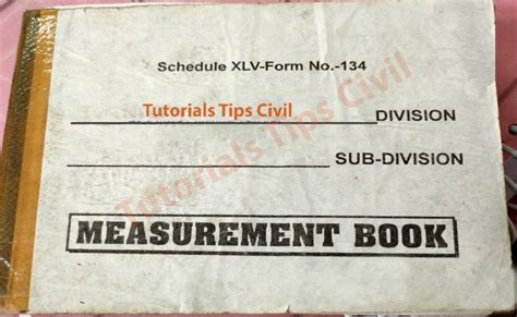 What is Measurement Book? and Its Use? - Tutorials Tips