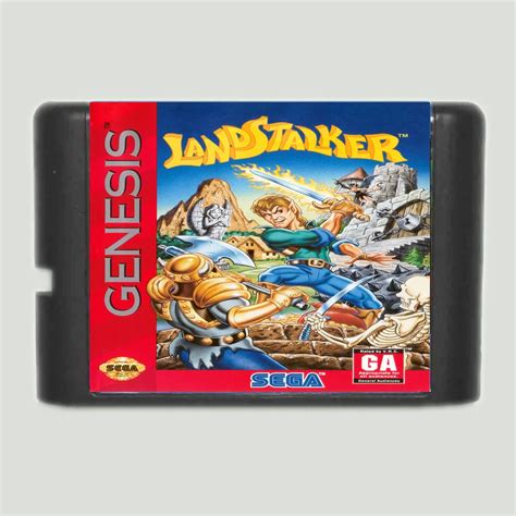 Landstalker 16 bit SEGA MD Game Card For Sega Mega Drive For Genesis-in Memory Cards from ...