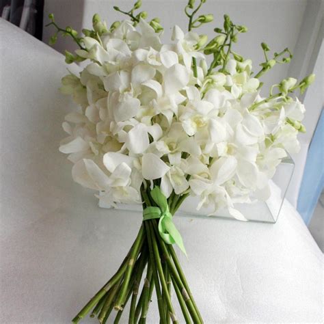 orchid wedding bouquets | Bouquets | White Dendrobium Orchid Flowergirl ...