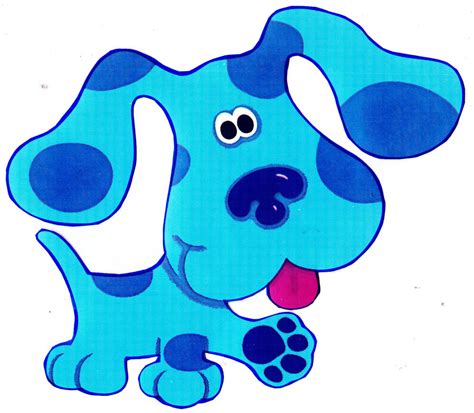 5" Blues clues nick jr dog peel & stick wall border cut out character | eBay