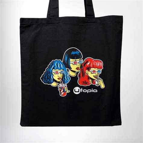 Utopia - Movie Watchers Tote Bag – Vinegar Syndrome