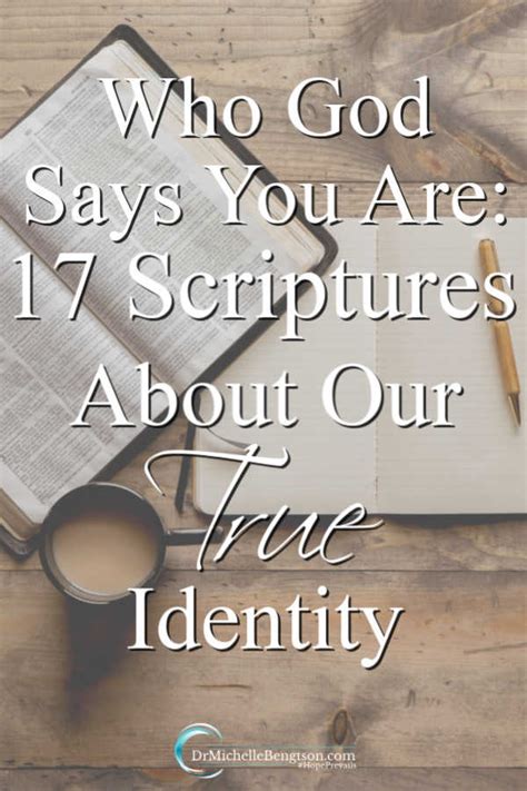 Who God Says You Are: 17 Scriptures About Our True Identity | Dr ...