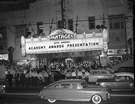 Pantages theater, Academy awards, First academy awards