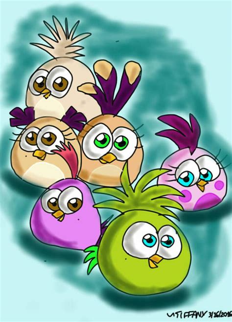 Hatchlings as normal Angry Birds by ANGRYBIRDSTIFF on DeviantArt