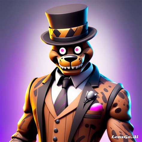 fortnite skin of Freddy from FNAF by atomickingston on DeviantArt