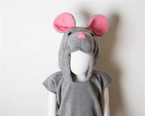 Mouse Costume Gray Mouse Halloween Costume Party Costume - Etsy