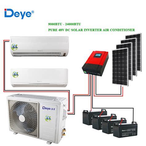 Green Energy! Cooling/Heating DC48V off Grid Solar Air Conditioner 24000BTU - Solar Air ...