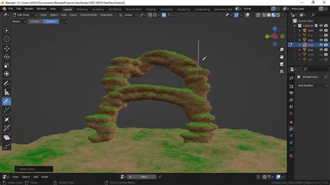 Created this Geometry Nodes Setup For Rocks/Cliffs Blender3.0. Full ...