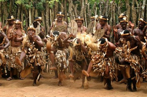 Traditional Zulu dancing is an important part of the Zulu Tribe culture. Dancing is usually ...