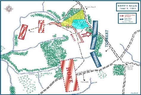 Battle Of Cold Harbor Map - Maping Resources