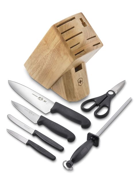 Buy VictorinoxFibrox Pro 7-Piece Cutlery Block Set Online at ...