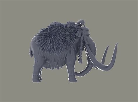 Jack the Drought Mammoth form 3D Model 3D model 3D printable | CGTrader