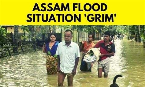 Assam News | Flood Worsens In Assam As Rivers Continue To Flow Above ...