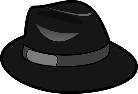 Sombrero Negro Fedora - Gráficos vectoriales gratis en Pixabay - Pixabay