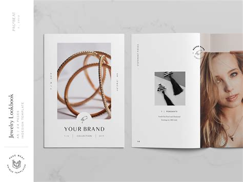 Jewelry Catalog Template Cover by PageBeat on Dribbble