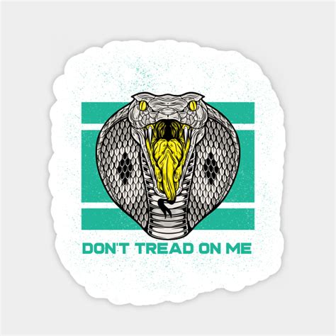 Don't tread on me Libertarian Gadsden Flag Snake - Dont Tread On Me - Sticker | TeePublic