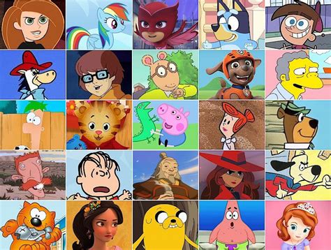 A to Z of Cartoon TV Characters Quiz