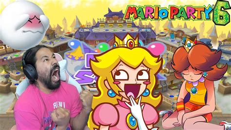 Mario Party 6: PRINCESS PEACH MAKES ME SUFFER AGAIN!!!!! - YouTube