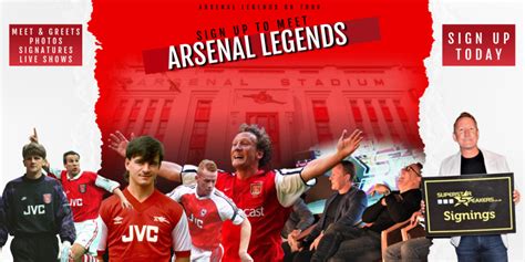 Arsenal FC Legends Events | Registration | Superstar Speakers