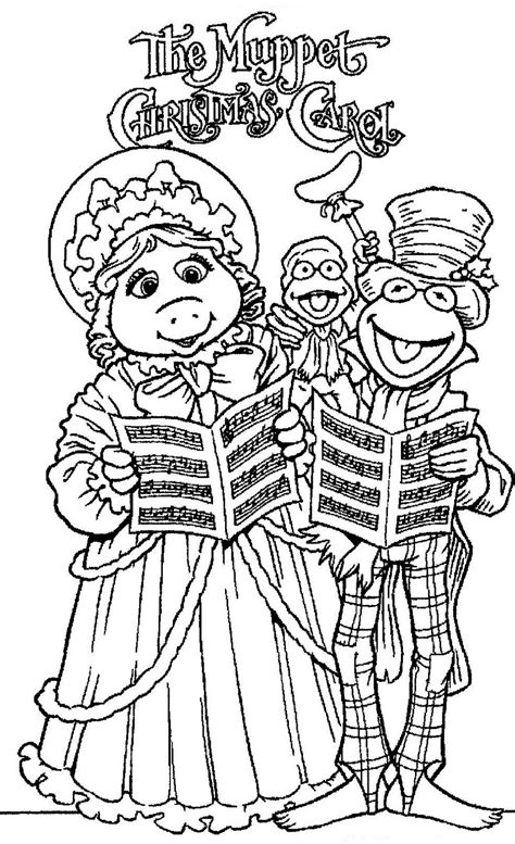 Mostly Paper Dolls: THE MUPPET CHRISTMAS CAROL Movie Coloring Contest