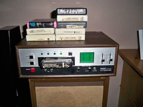 Vintage Sears 8 Track Tape Player/ Recorder